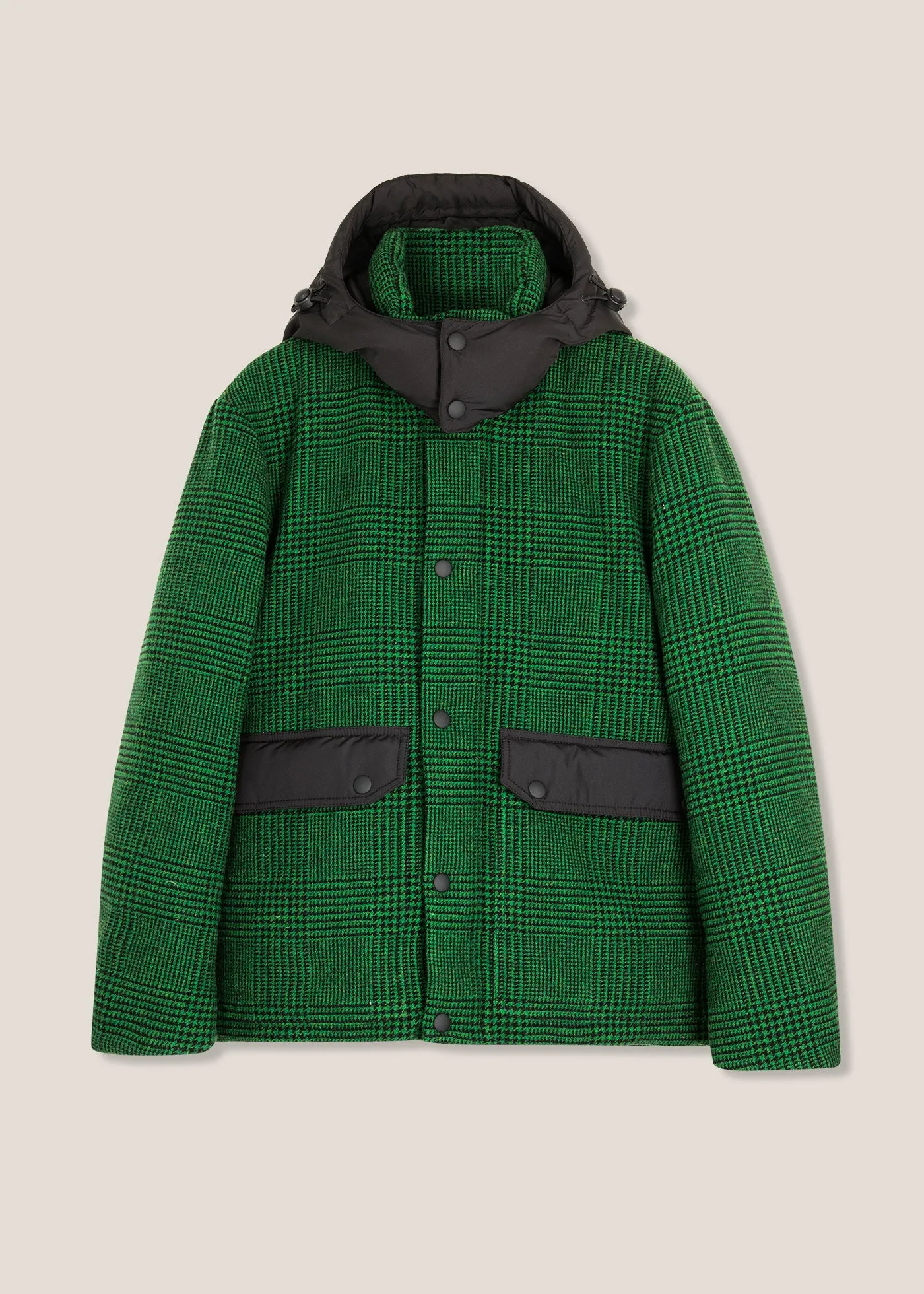 AANGOON CHECKED DOWN JACKET