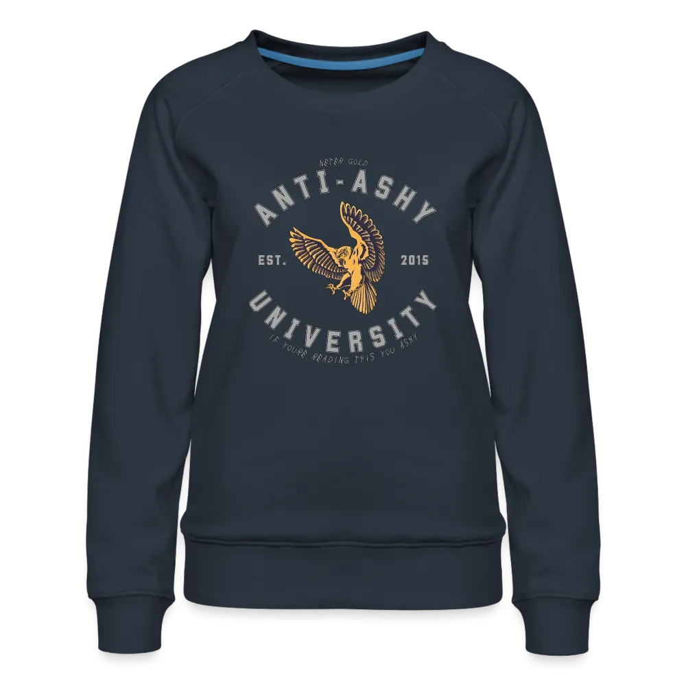 ANTI-ASHY UNIVERSITY (Gray) - Women’s Crewneck