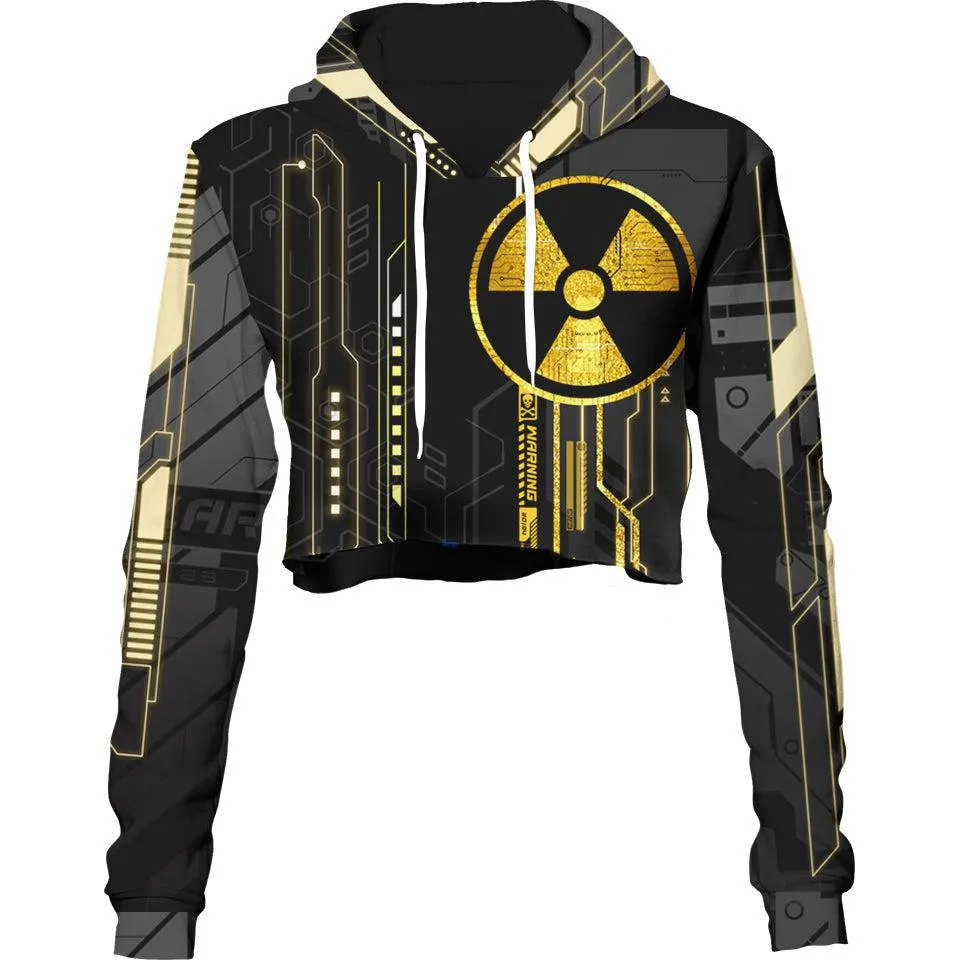 Atomic Crop Hoodie