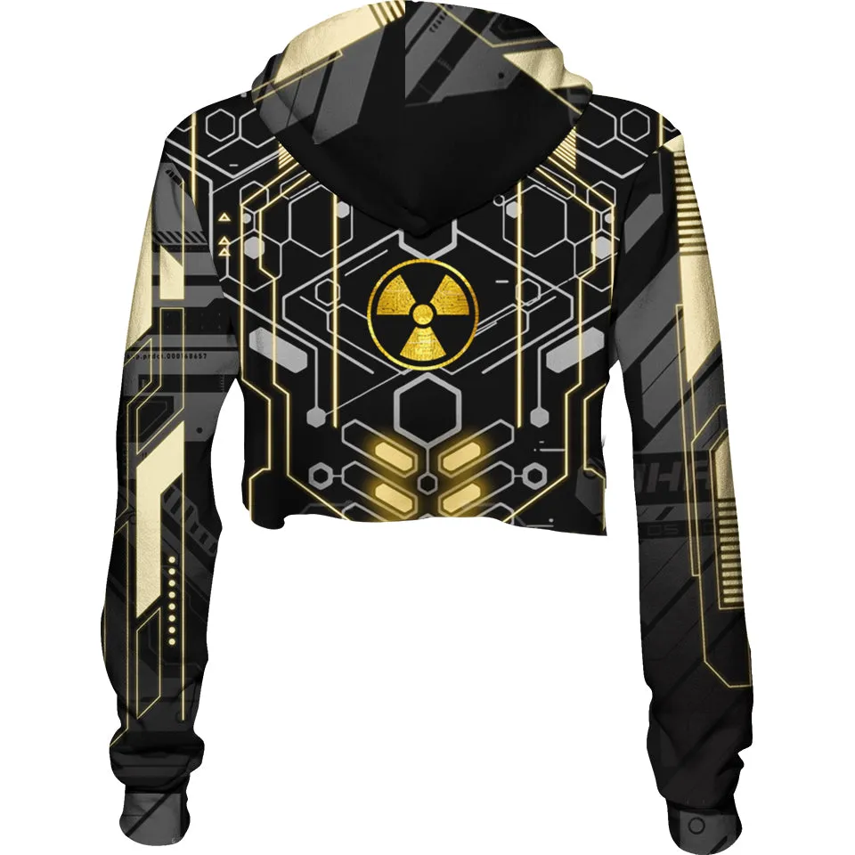 Atomic Crop Hoodie