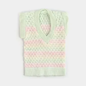 Baby Woolen Inner Wear Sweater Green 6M 