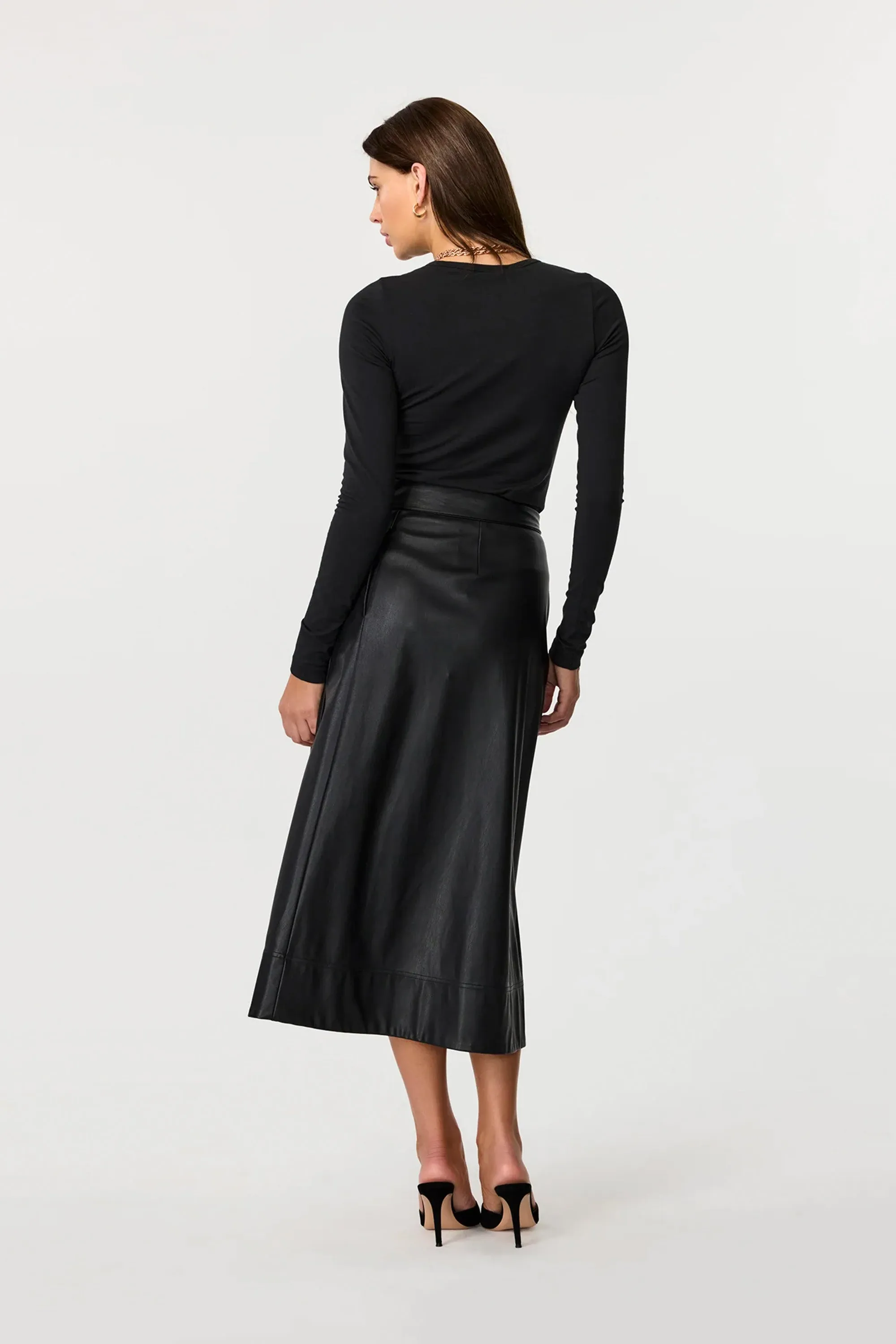 Beatrice Vegan Leather Skirt