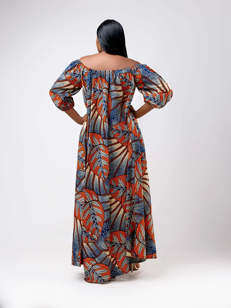 Bedgi off shoulder maxi dress