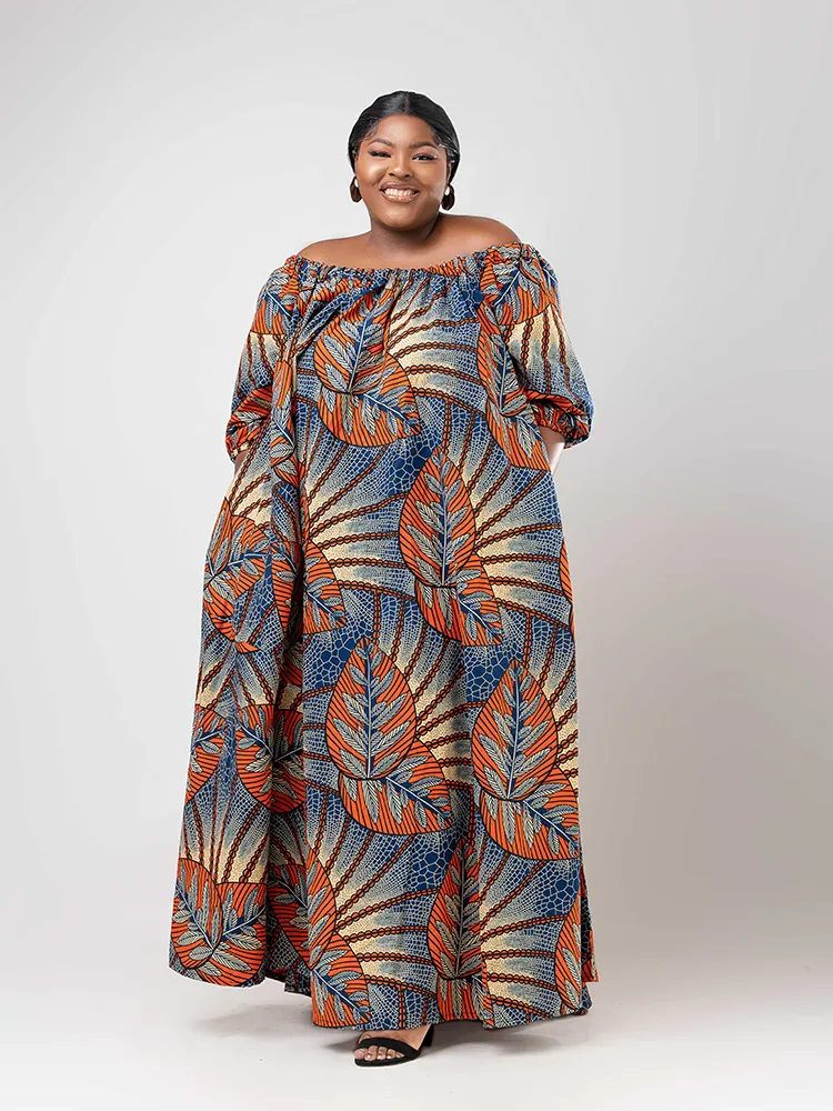 Bedgi off shoulder maxi dress