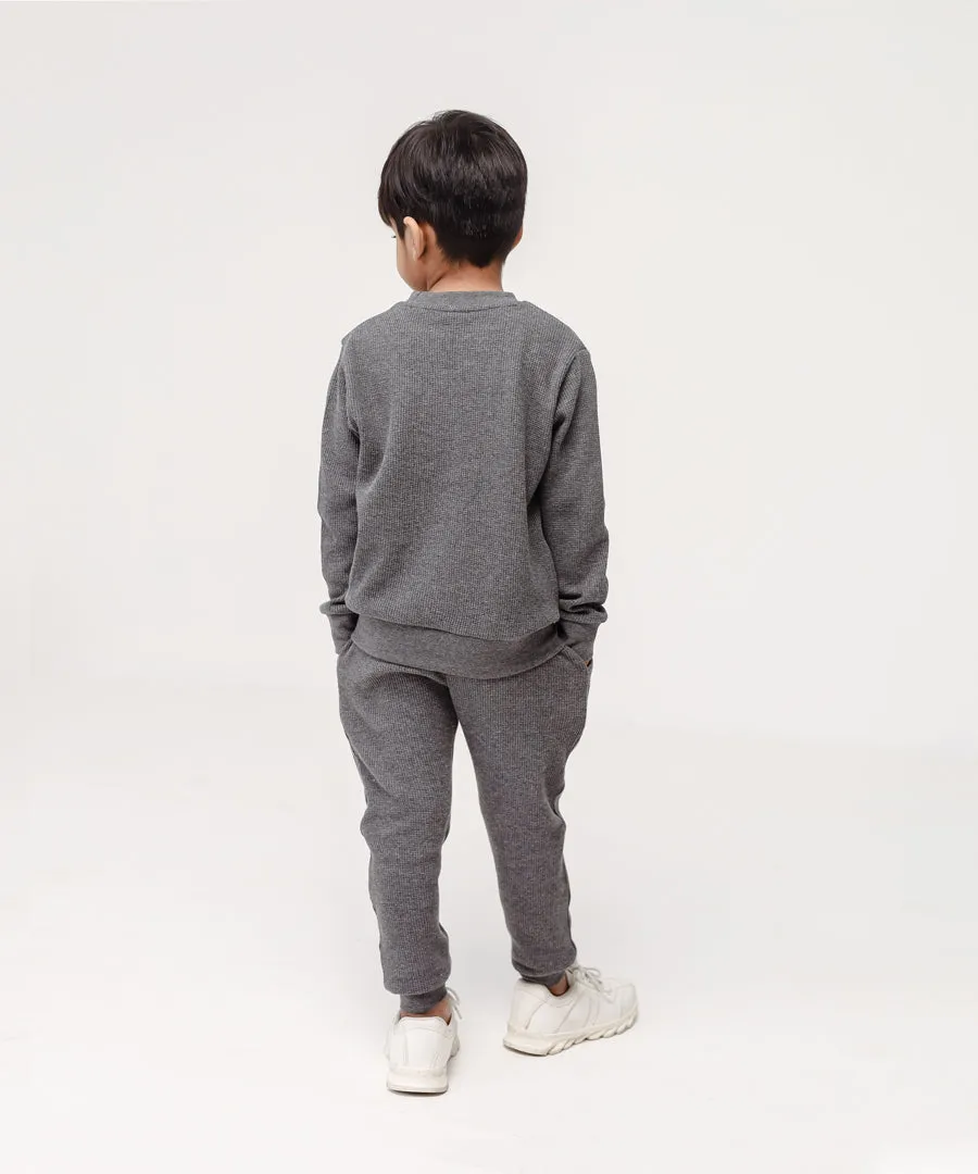 Boys' Waffle Knit Joggers