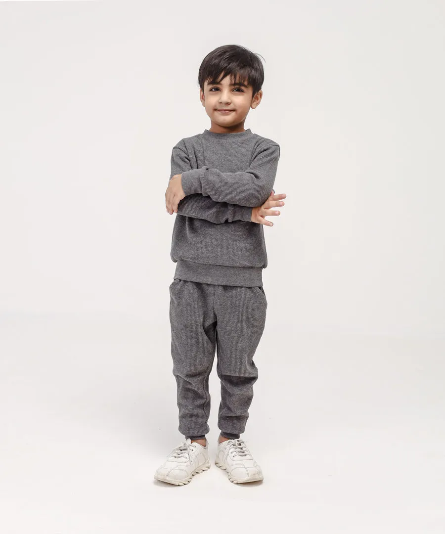 Boys' Waffle Knit Joggers