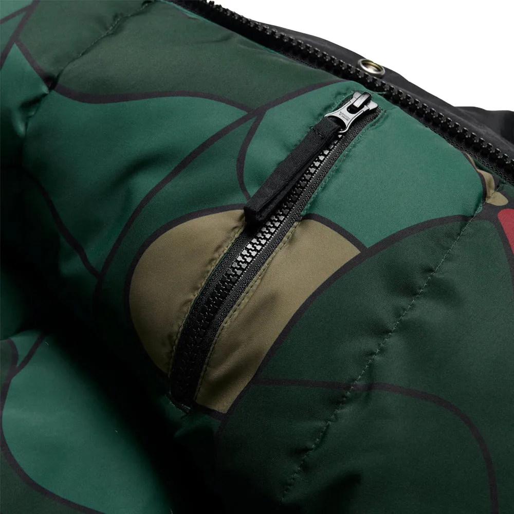 BY PARRA TREES IN WIND PUFFER JACKET // BLACK