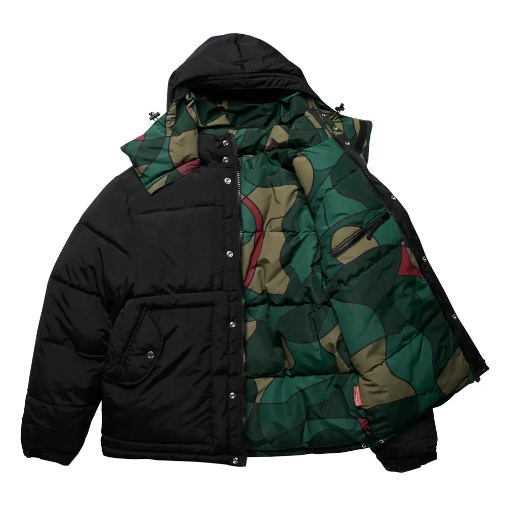 BY PARRA TREES IN WIND PUFFER JACKET // BLACK