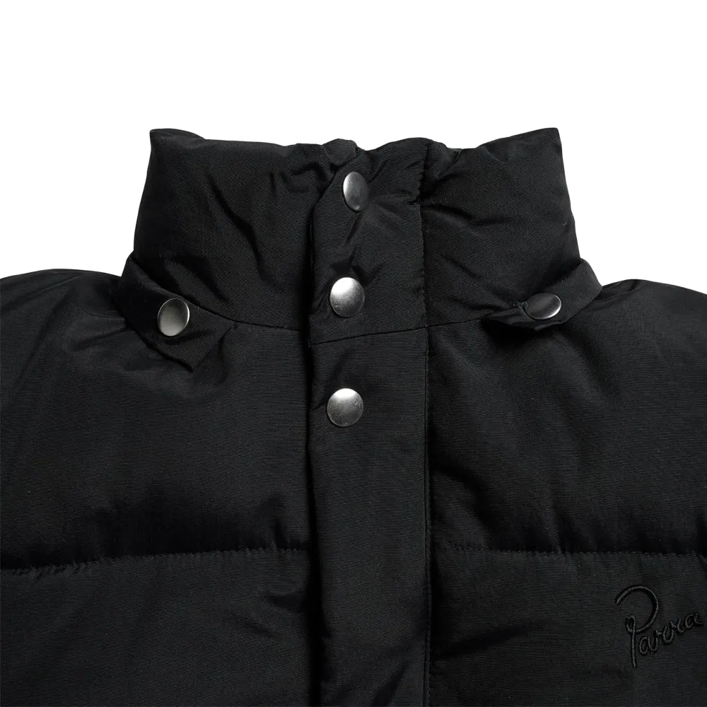 BY PARRA TREES IN WIND PUFFER JACKET // BLACK