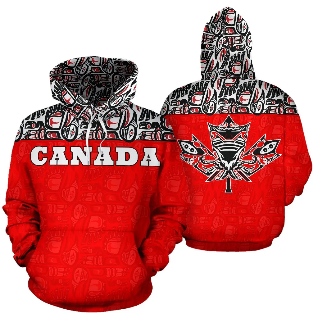 Canada Haida All Over Hoodie BN01