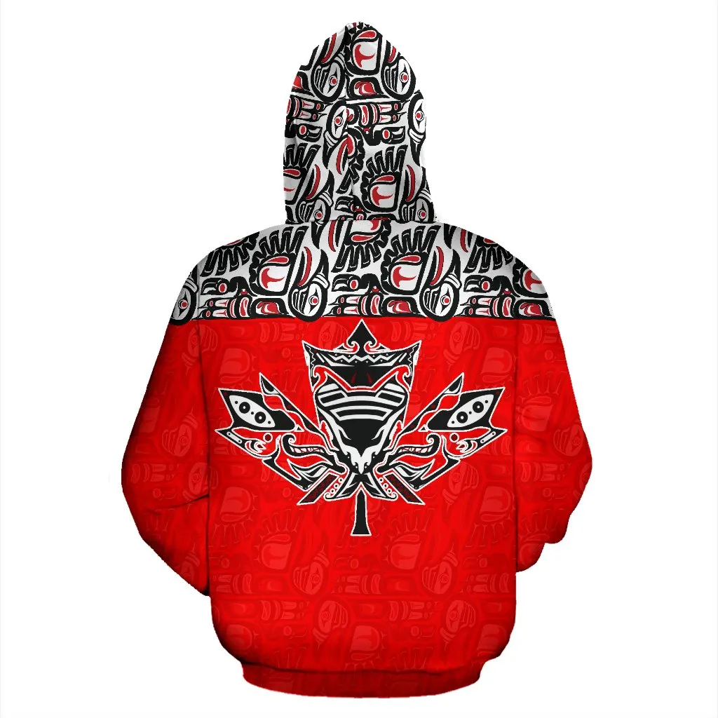 Canada Haida All Over Hoodie BN01