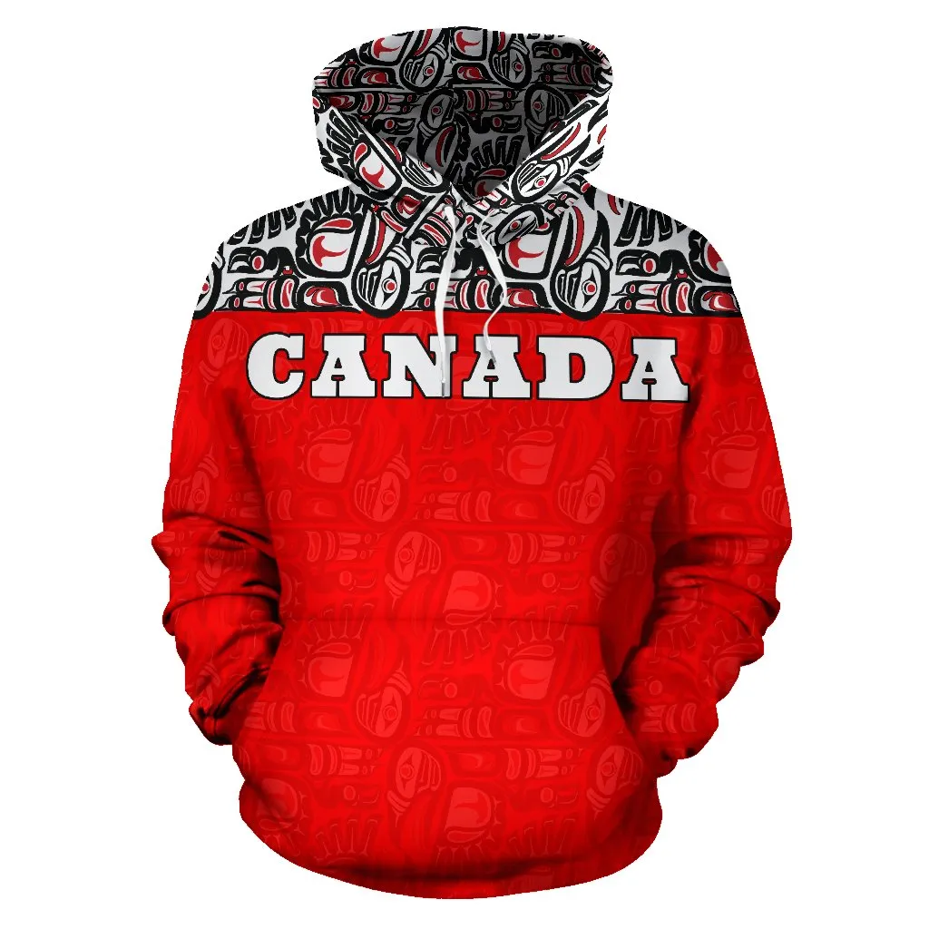 Canada Haida All Over Hoodie BN01