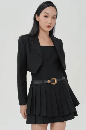 Chase Crop Blazer In Black (LAST PIECE)