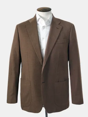 Cinnamon Brushed Wool Blazer