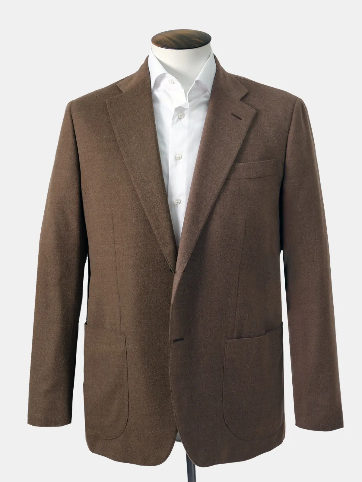 Cinnamon Brushed Wool Blazer