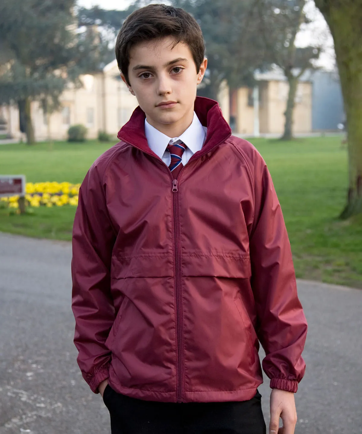 Core junior microfleece lined jacket | Red