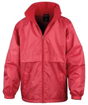 Core junior microfleece lined jacket | Red