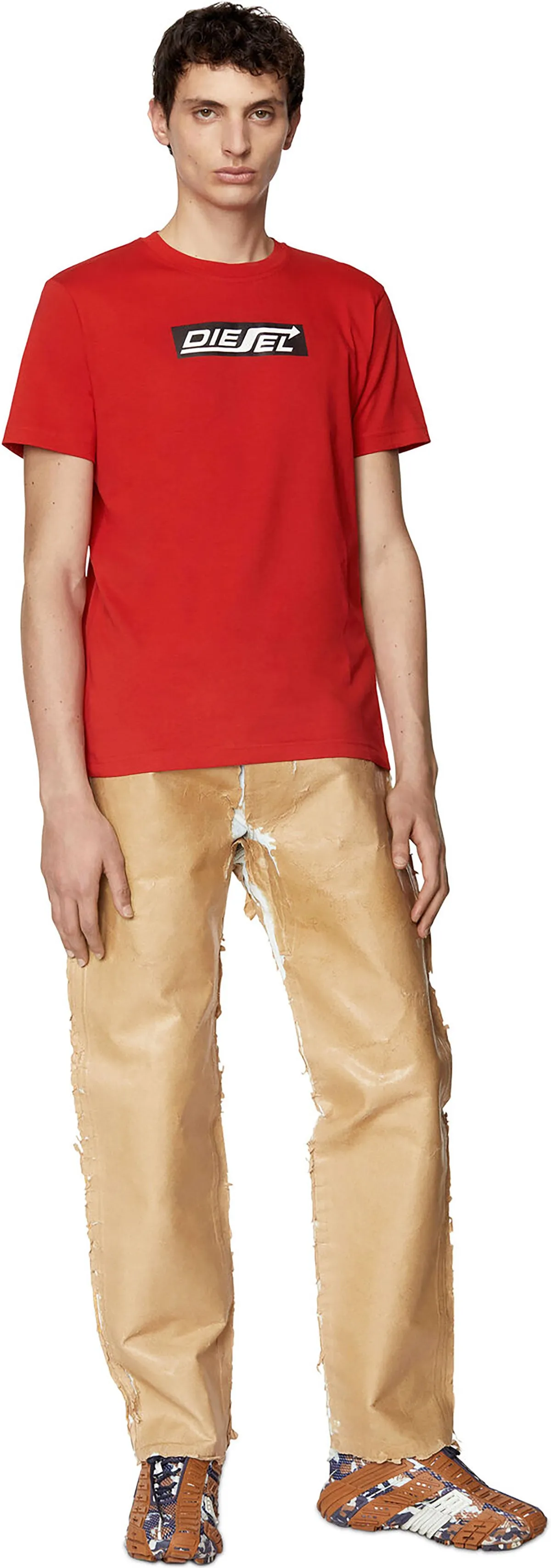 Diesel T-Diegor In Red For Men