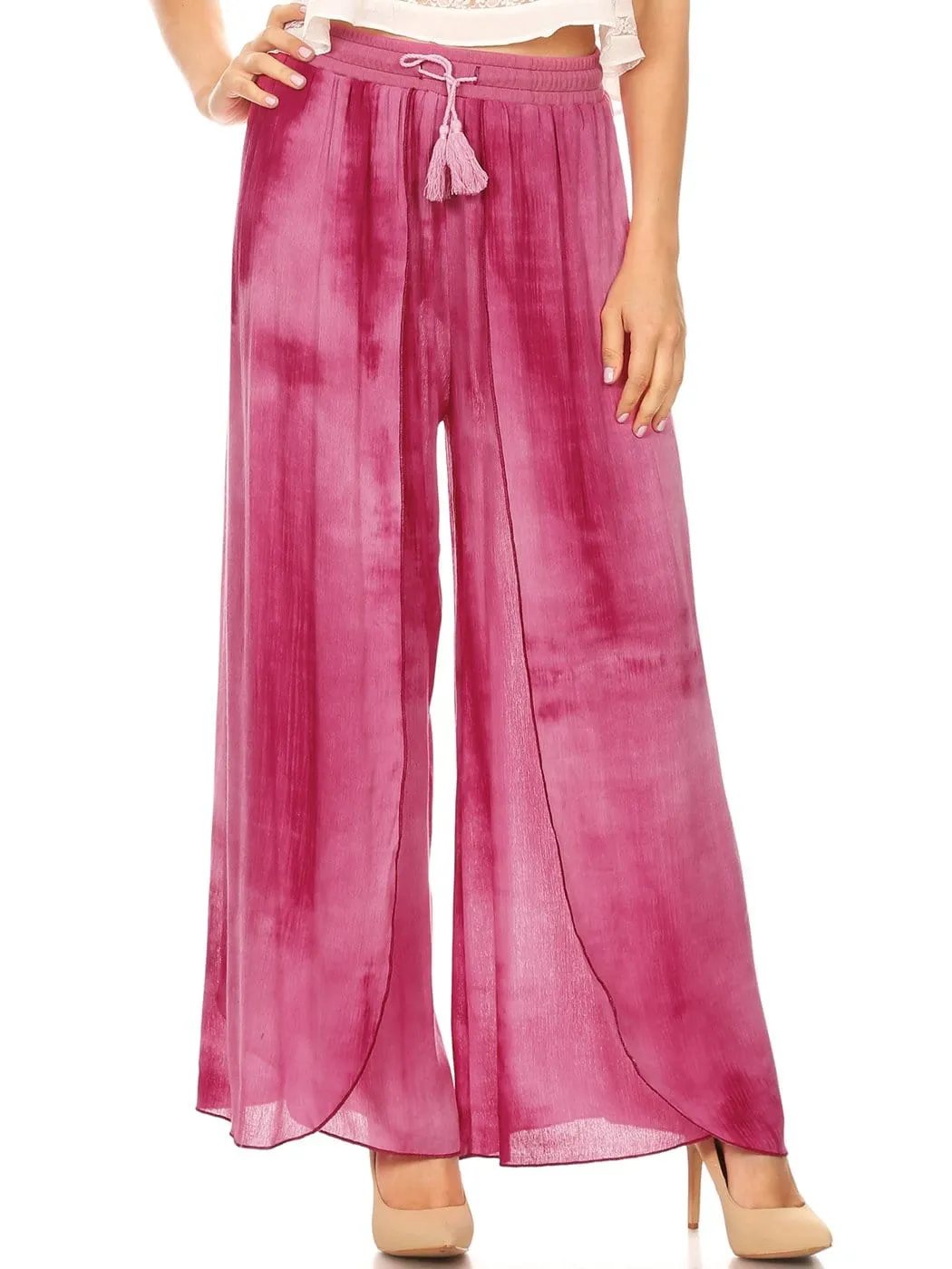 Everyday Palazzo High Waist Summer Day Pant by Anna-Kaci