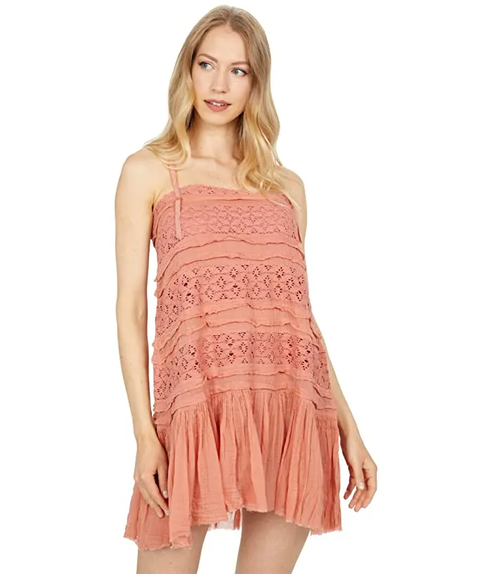 Free People Shailee Slip Copper Rose