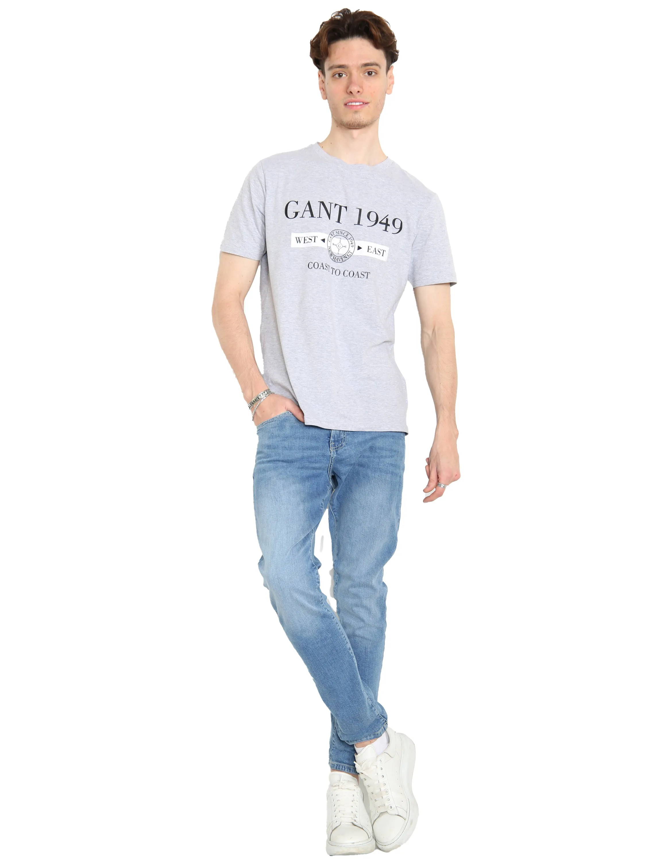 Gant Coast | Mens Crew Neck T-Shirts