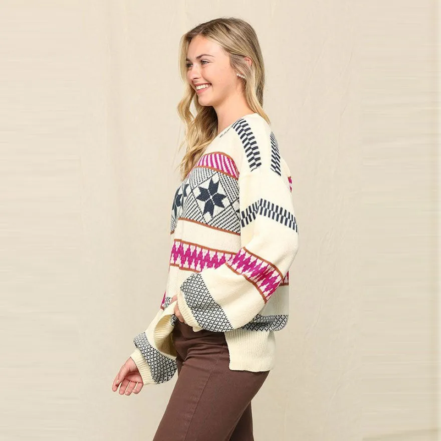 Geometric Sweater