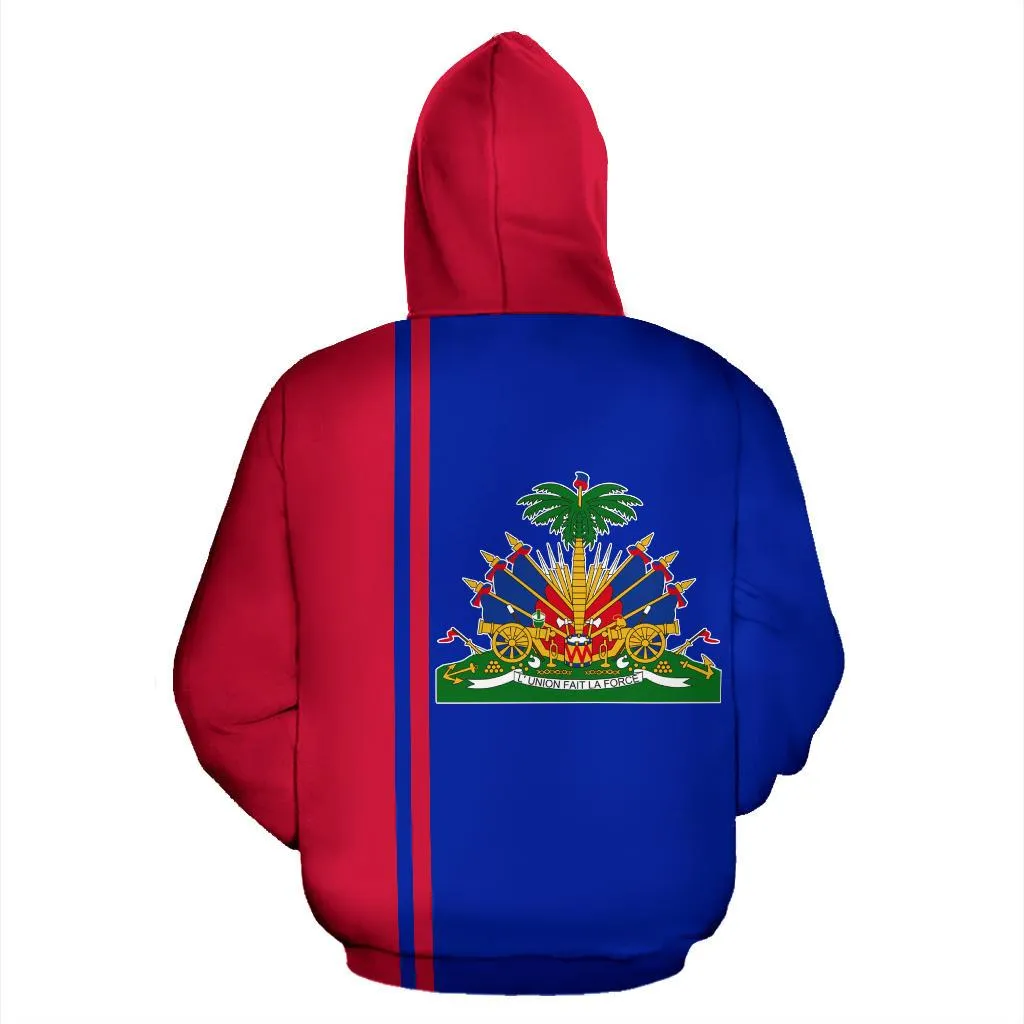 Haiti All Over Zip-Up Hoodie - Straight Version - Bn04