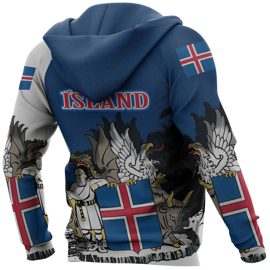 Iceland Special Zipper Hoodie A7