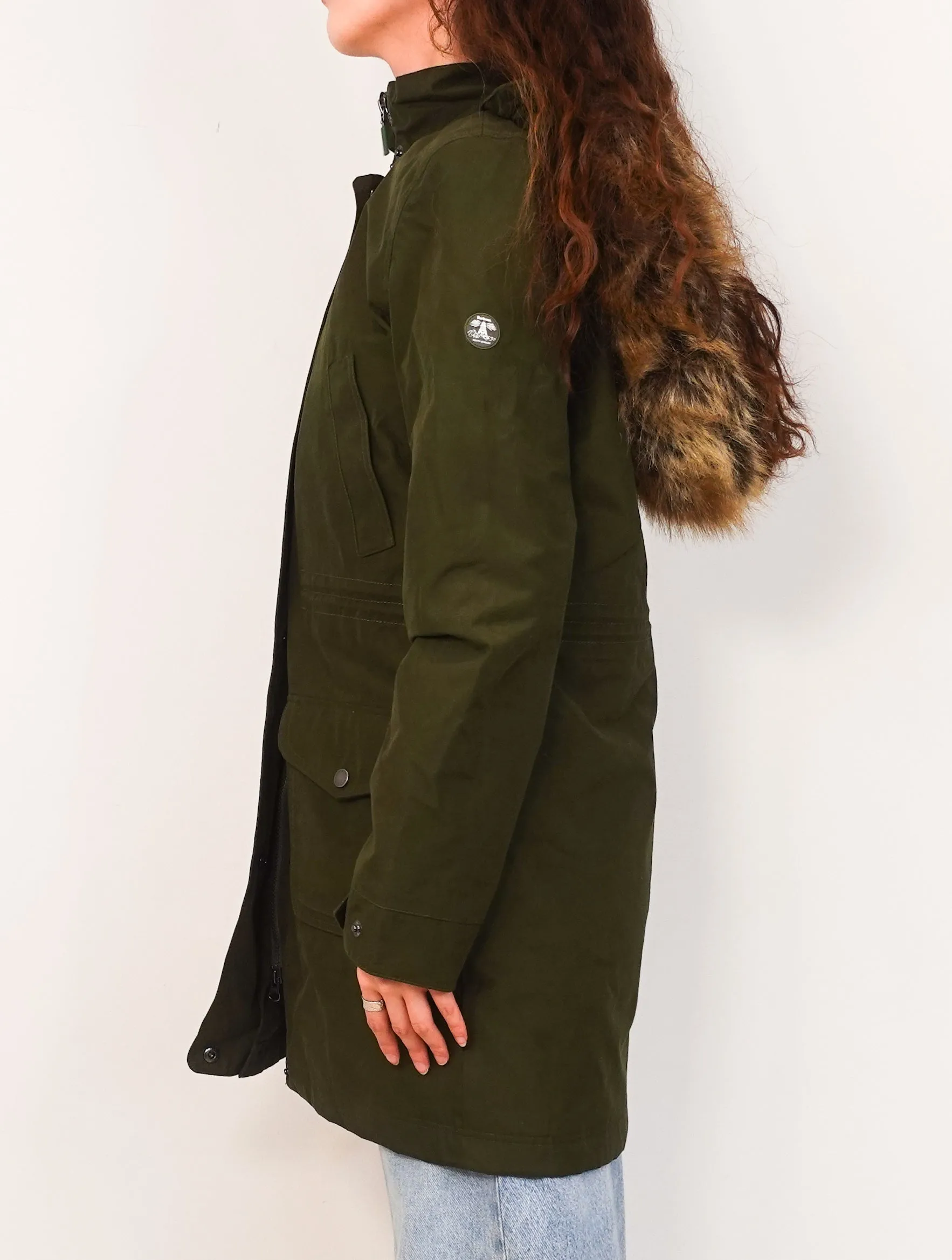 Khaki padded coat RRP 190