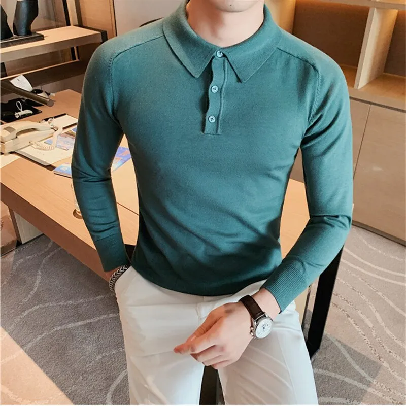 LMS Casual Knitting Shirts