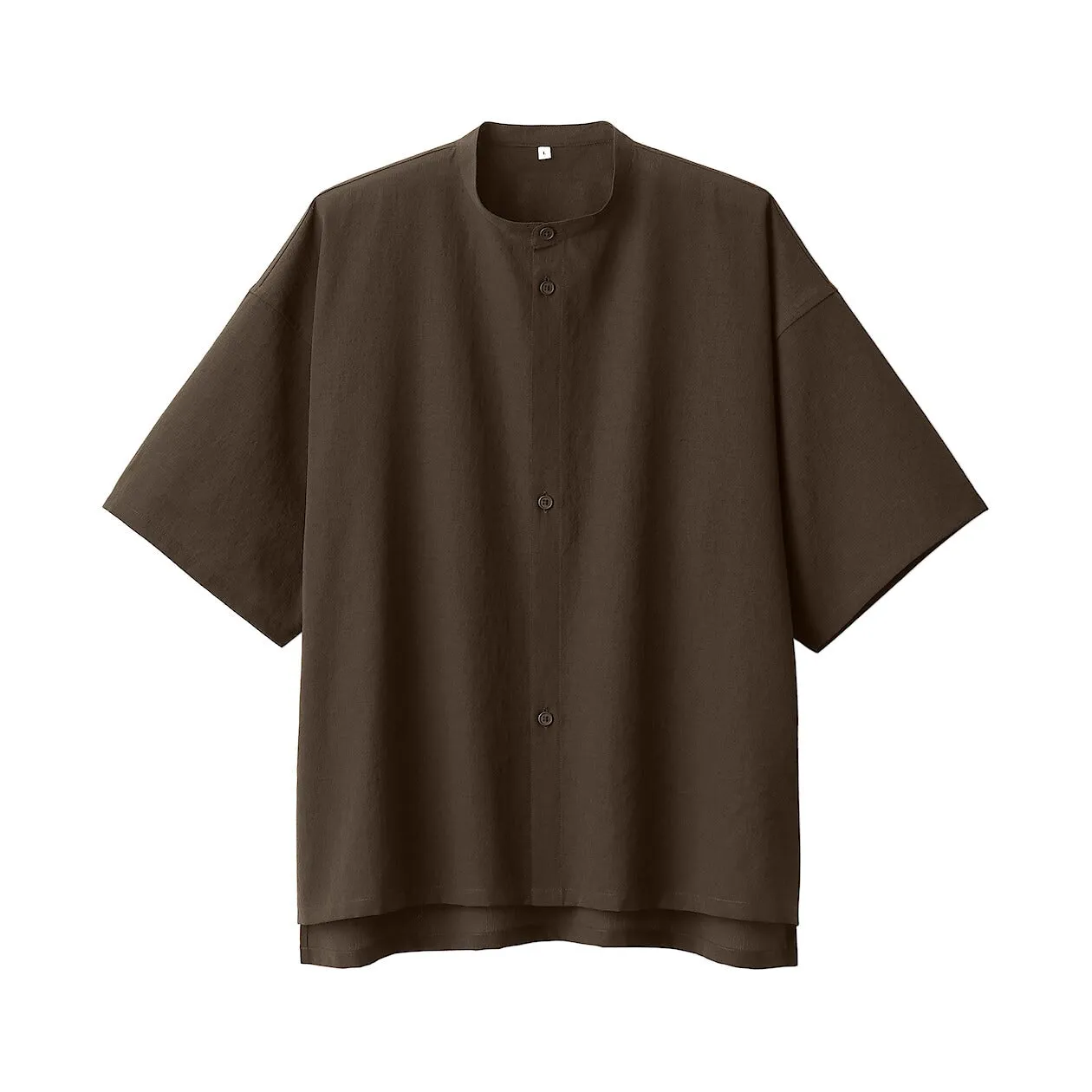 MUJI Labo Breathable UV Protection Collarless Shirt