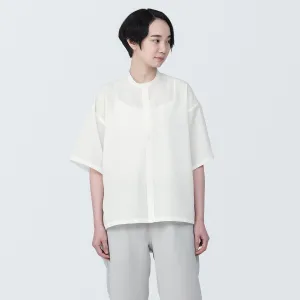 MUJI Labo Breathable UV Protection Collarless Shirt