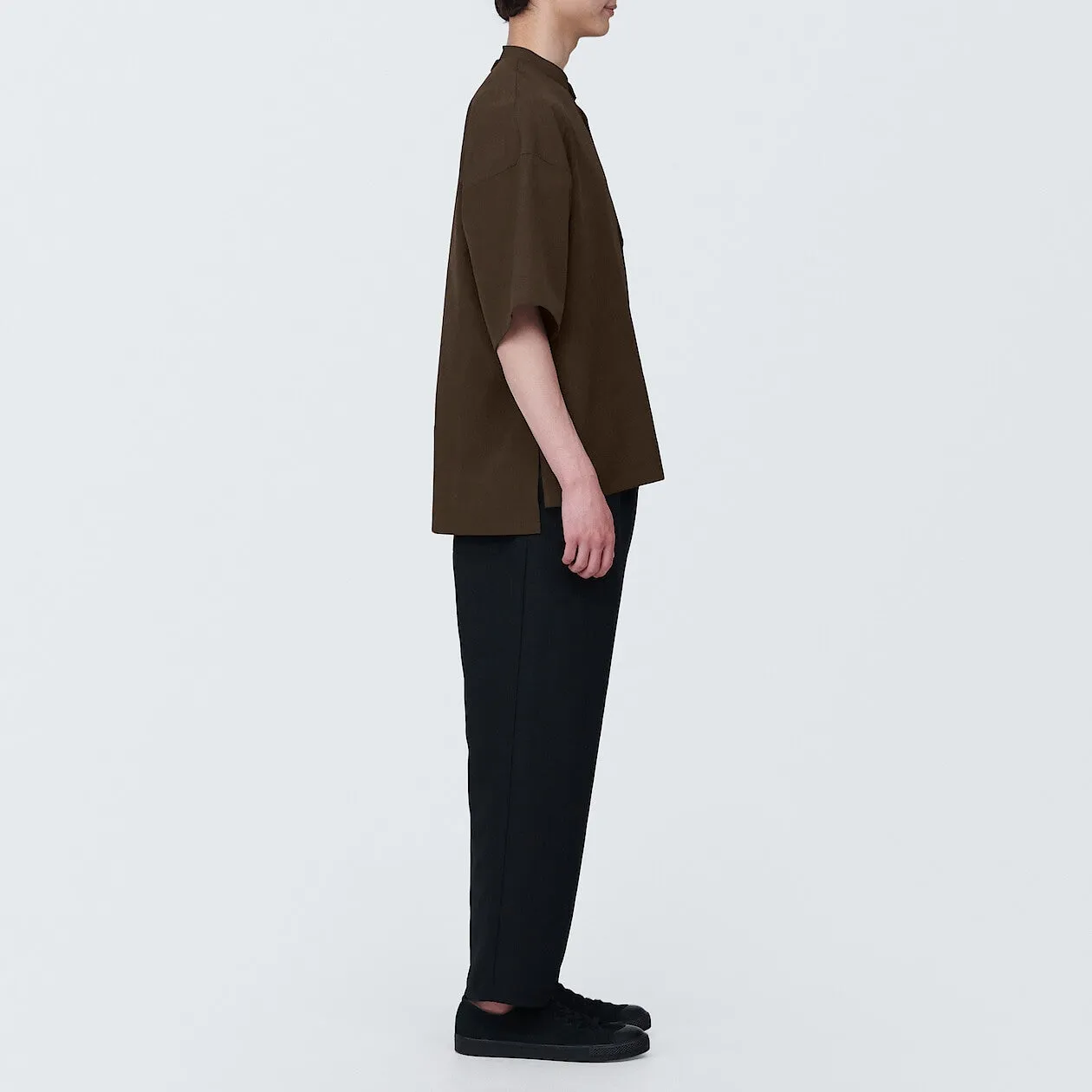 MUJI Labo Breathable UV Protection Collarless Shirt