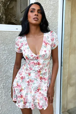 Nirvana Dress - Pink Floral