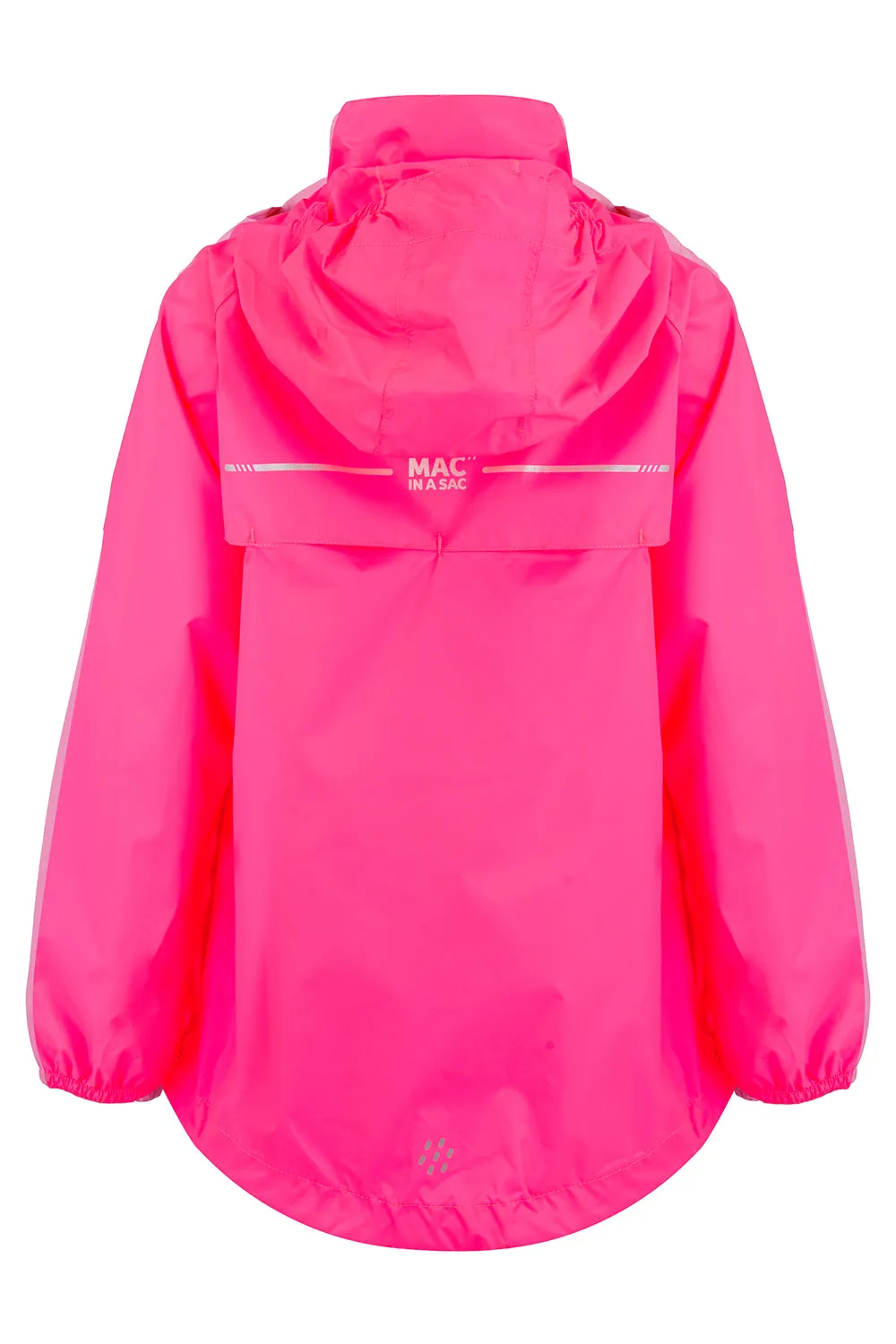 Origin Mini Packable Waterproof Kids Jacket - Neon Pink