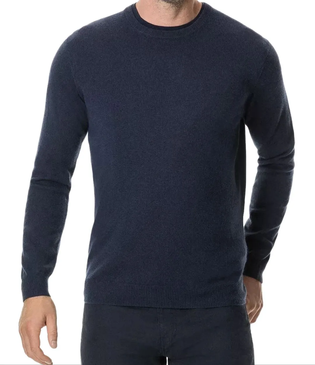 RODD&GUNN Men's Blue Cashmere Merino Wool Knitted Sweater #005285 NWT