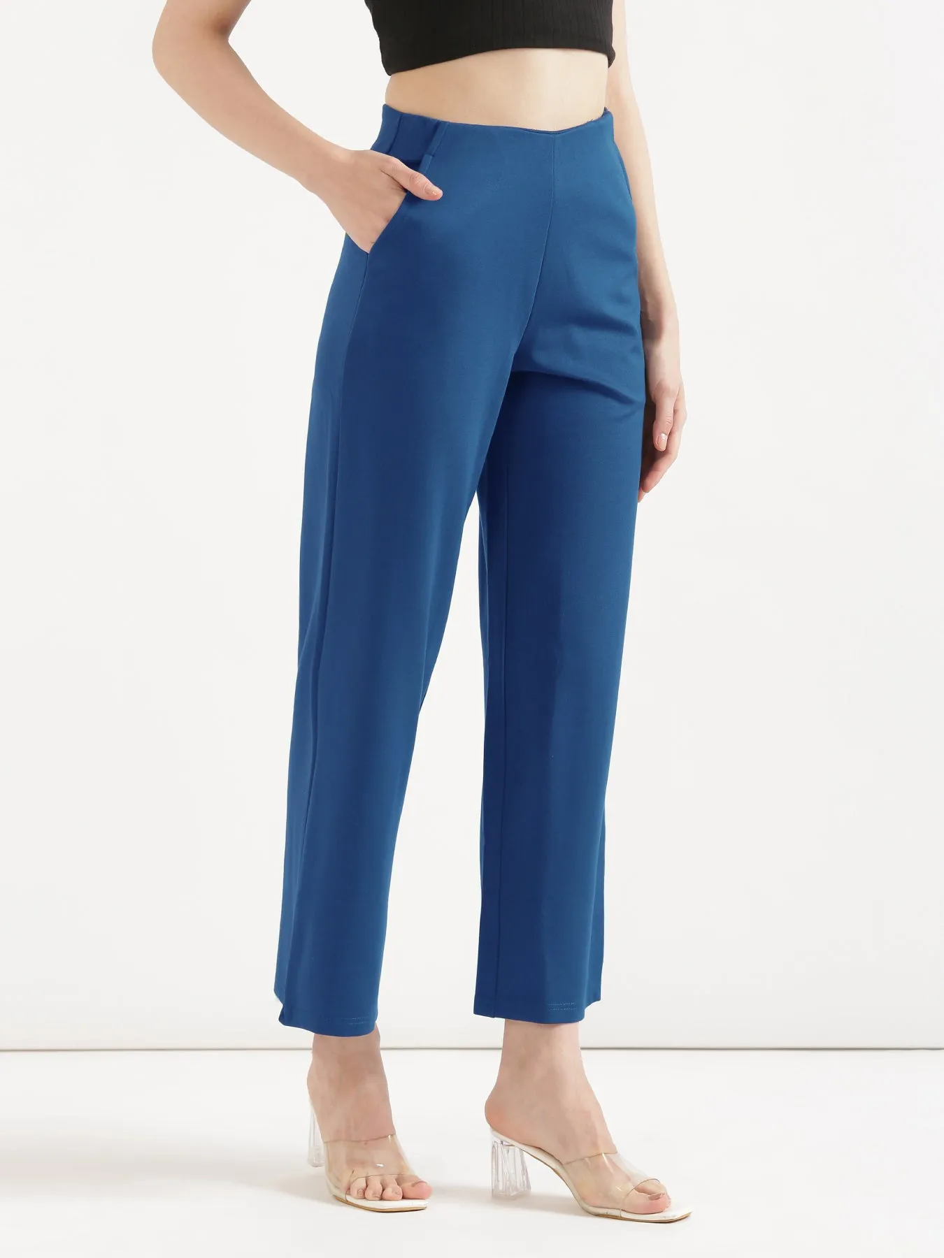 Royal Blue Wide Leg Pants