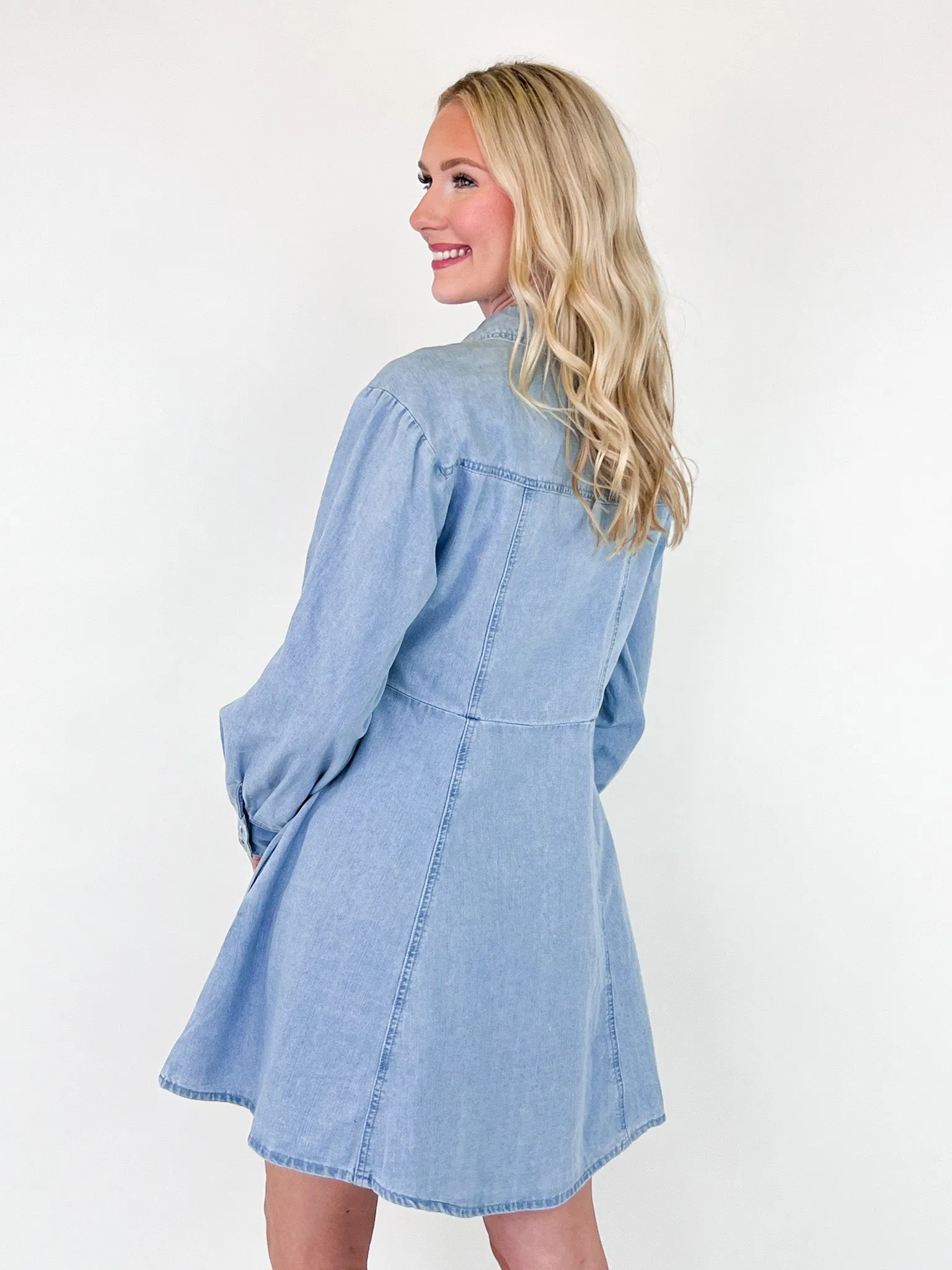 Serena - Denim Shirt Dress