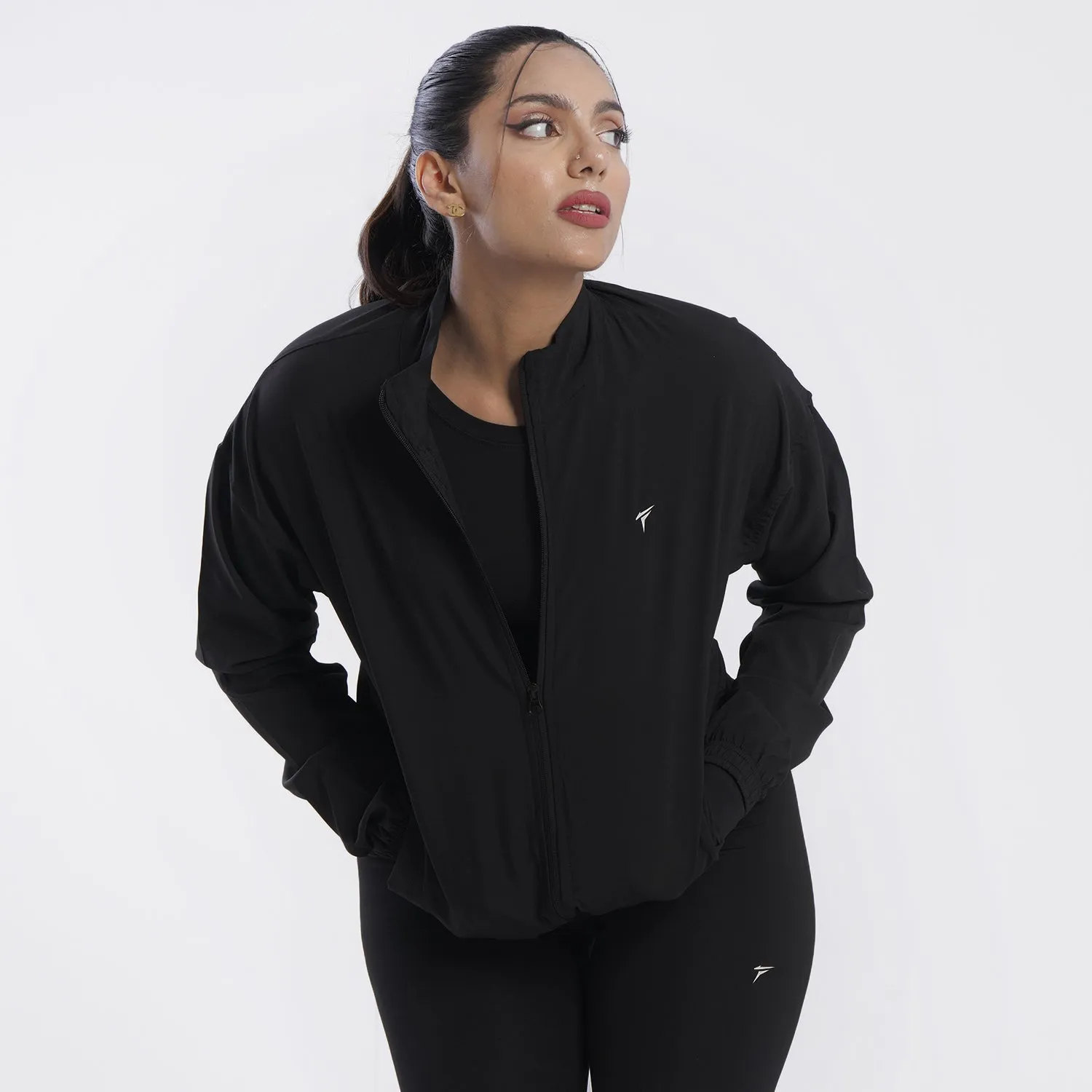 Tf-Black Premium Women Running Jackets