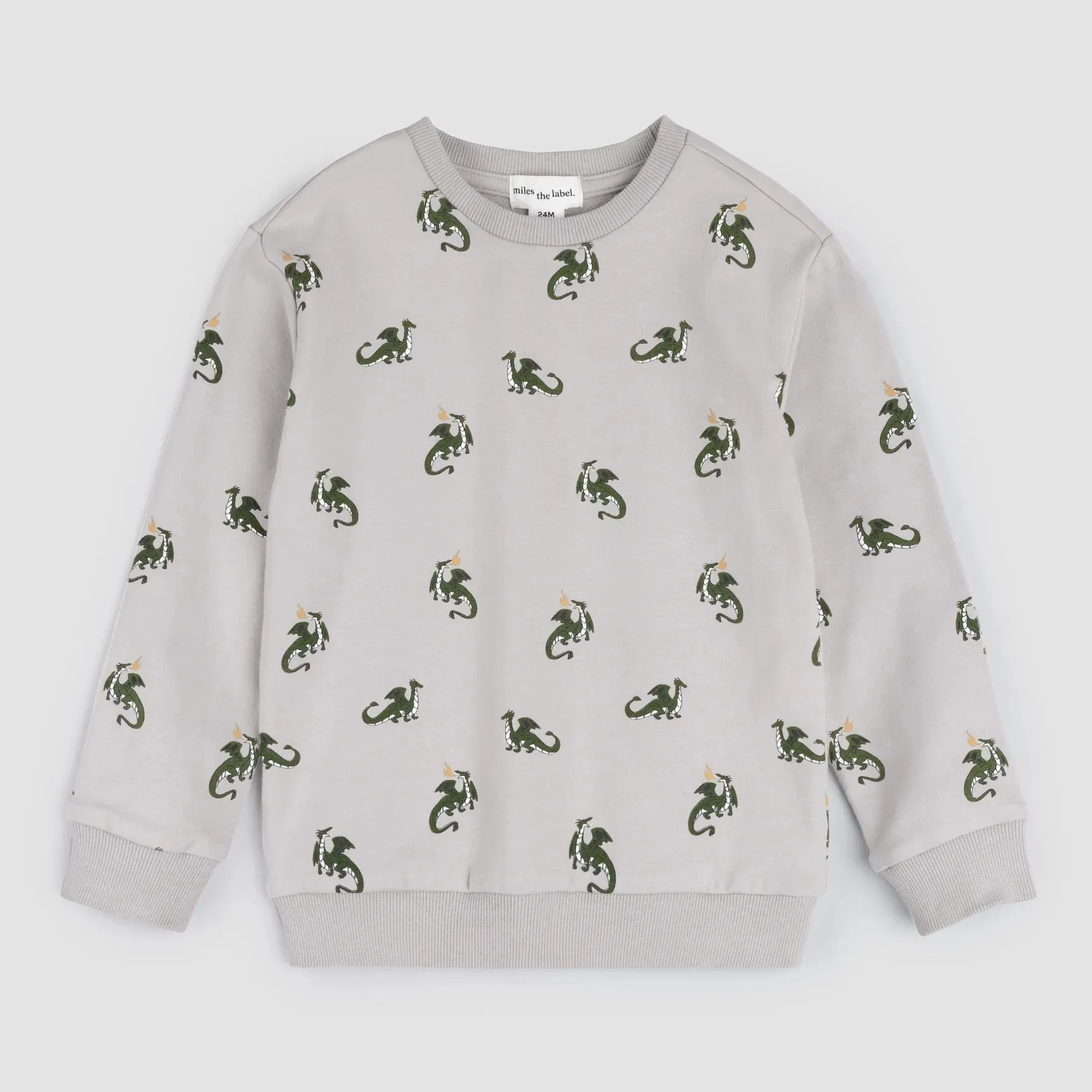 The Dragon Sweatshirt - Cement - KIDS