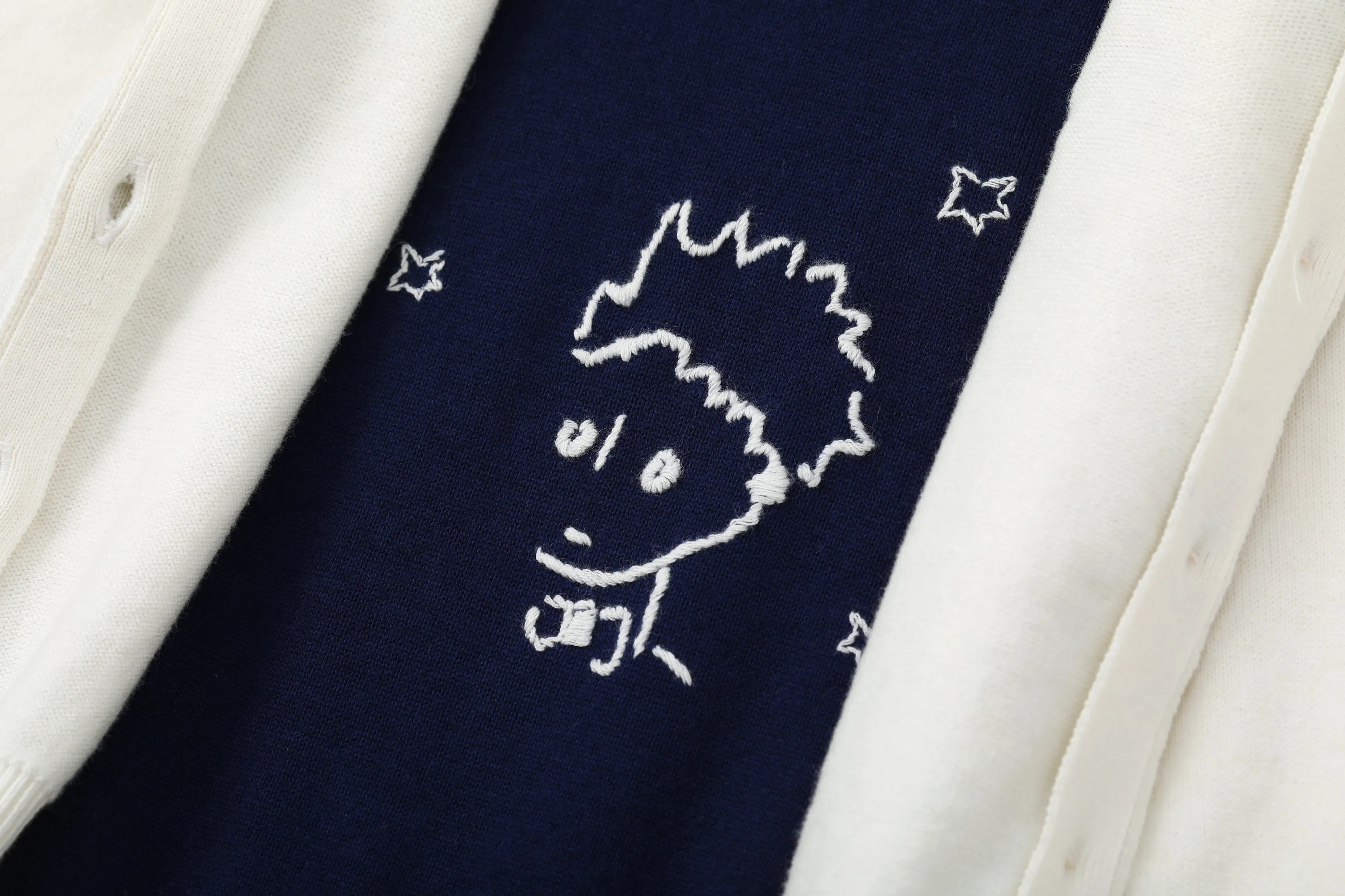 Vauva x Le Petit Prince - Girls Cotton Cashmere Sweater