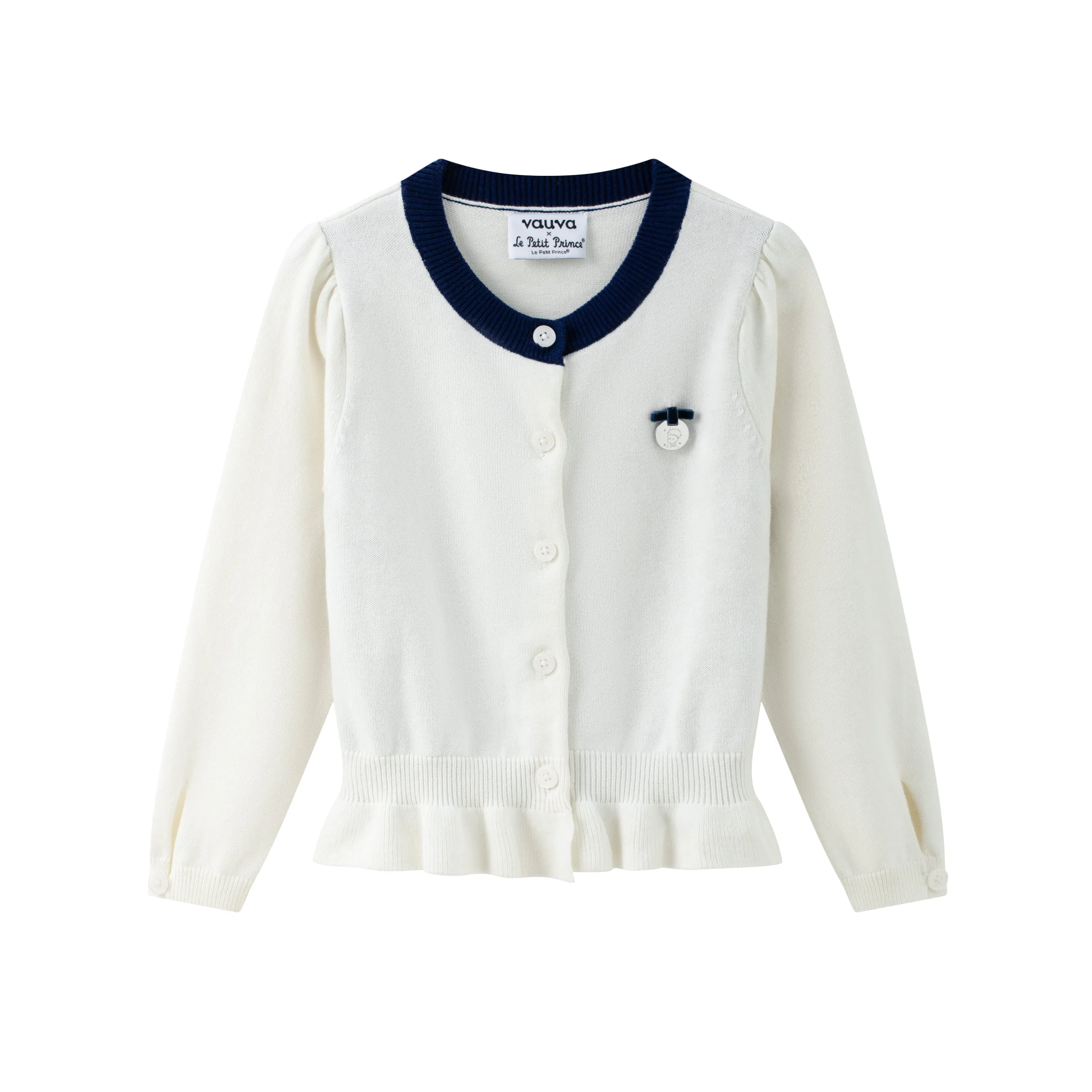 Vauva x Le Petit Prince - Girls Cotton Cashmere Sweater