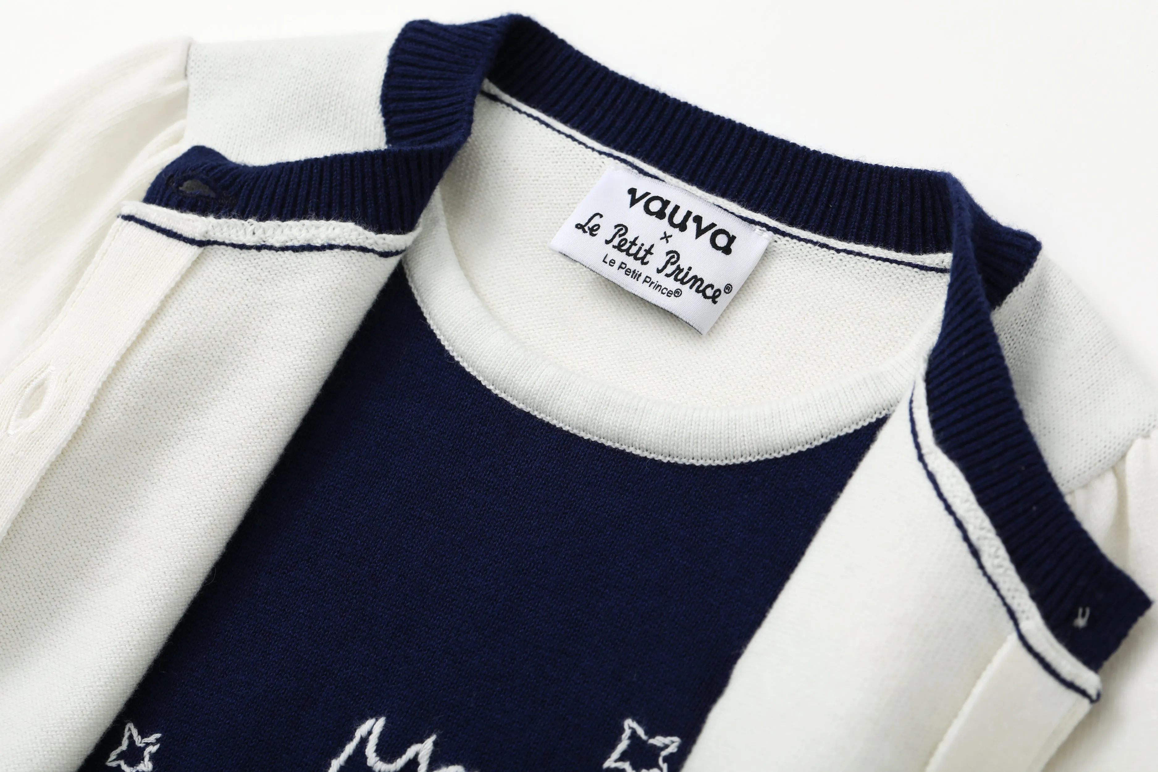 Vauva x Le Petit Prince - Girls Cotton Cashmere Sweater