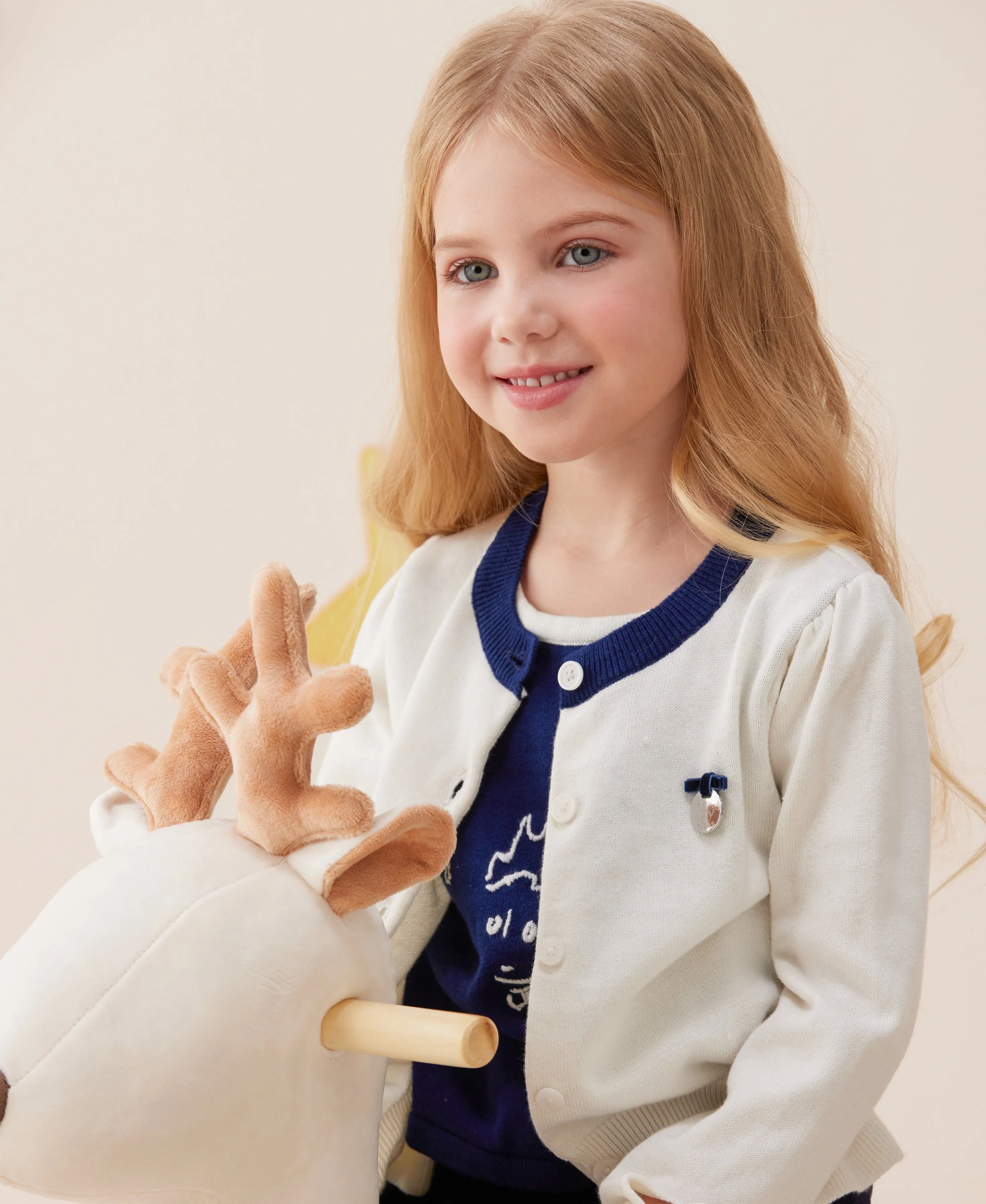 Vauva x Le Petit Prince - Girls Cotton Cashmere Sweater