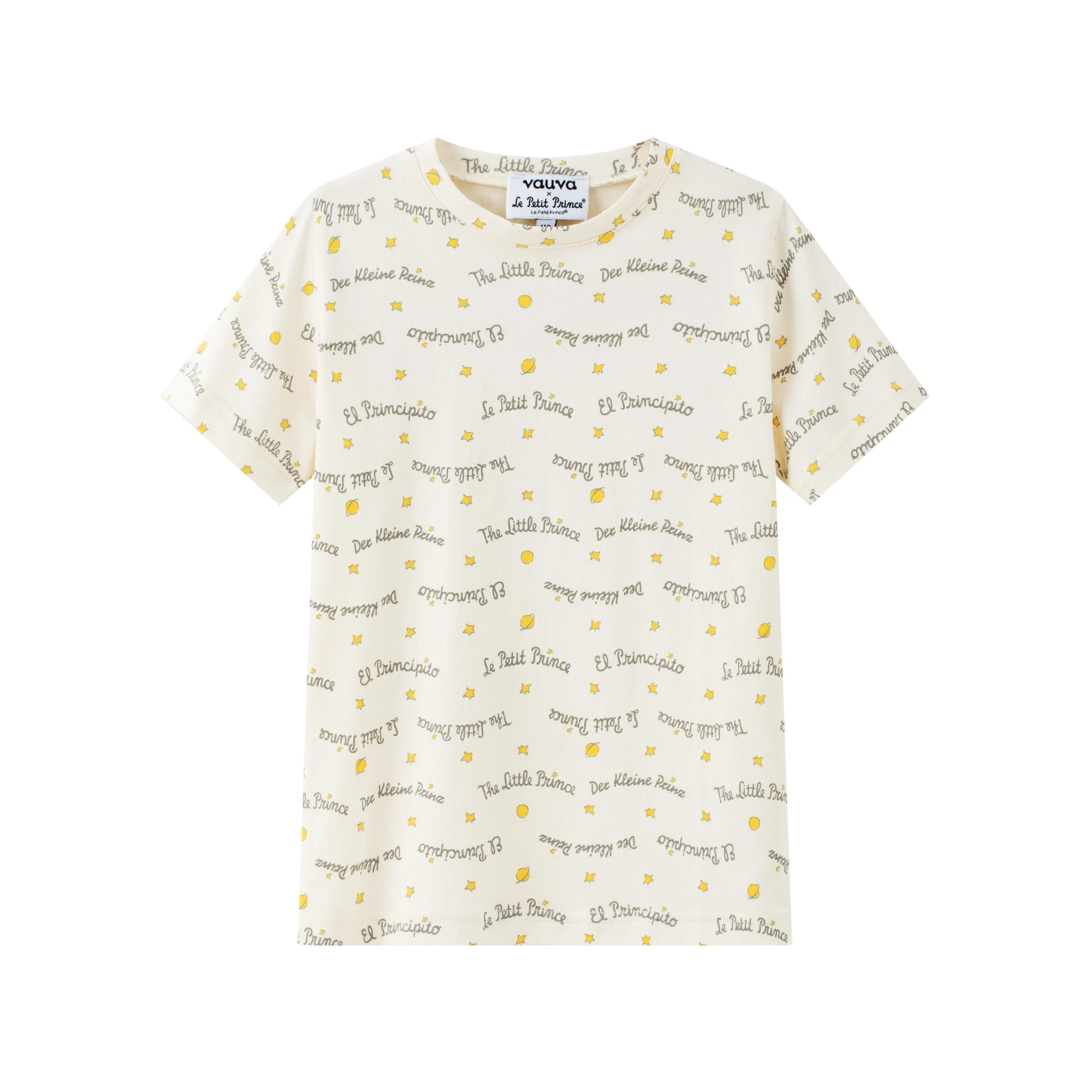 Vauva x Le Petit Prince - kids Sweater & T-shirt (2 piece Set/Yellow)