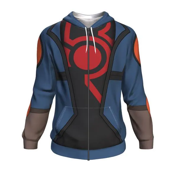 Yu Gi Oh Yusei Fudo Zip-Up Hoodie