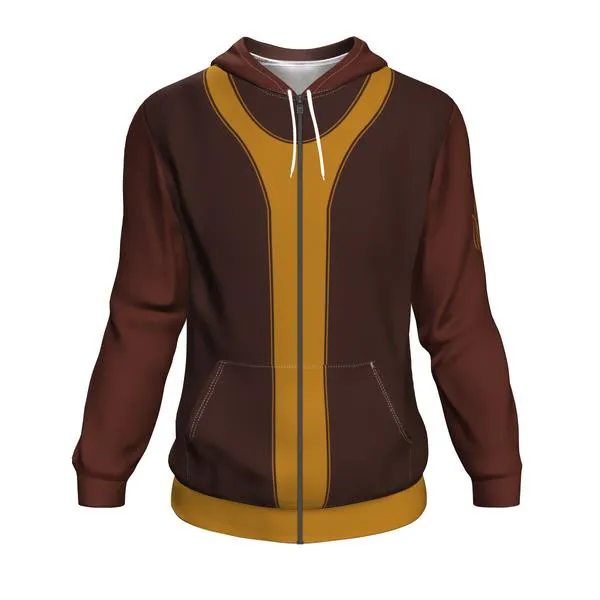 Zuko Avatar The Last Airbender Zip-Up Hoodie