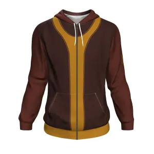 Zuko Avatar The Last Airbender Zip-Up Hoodie